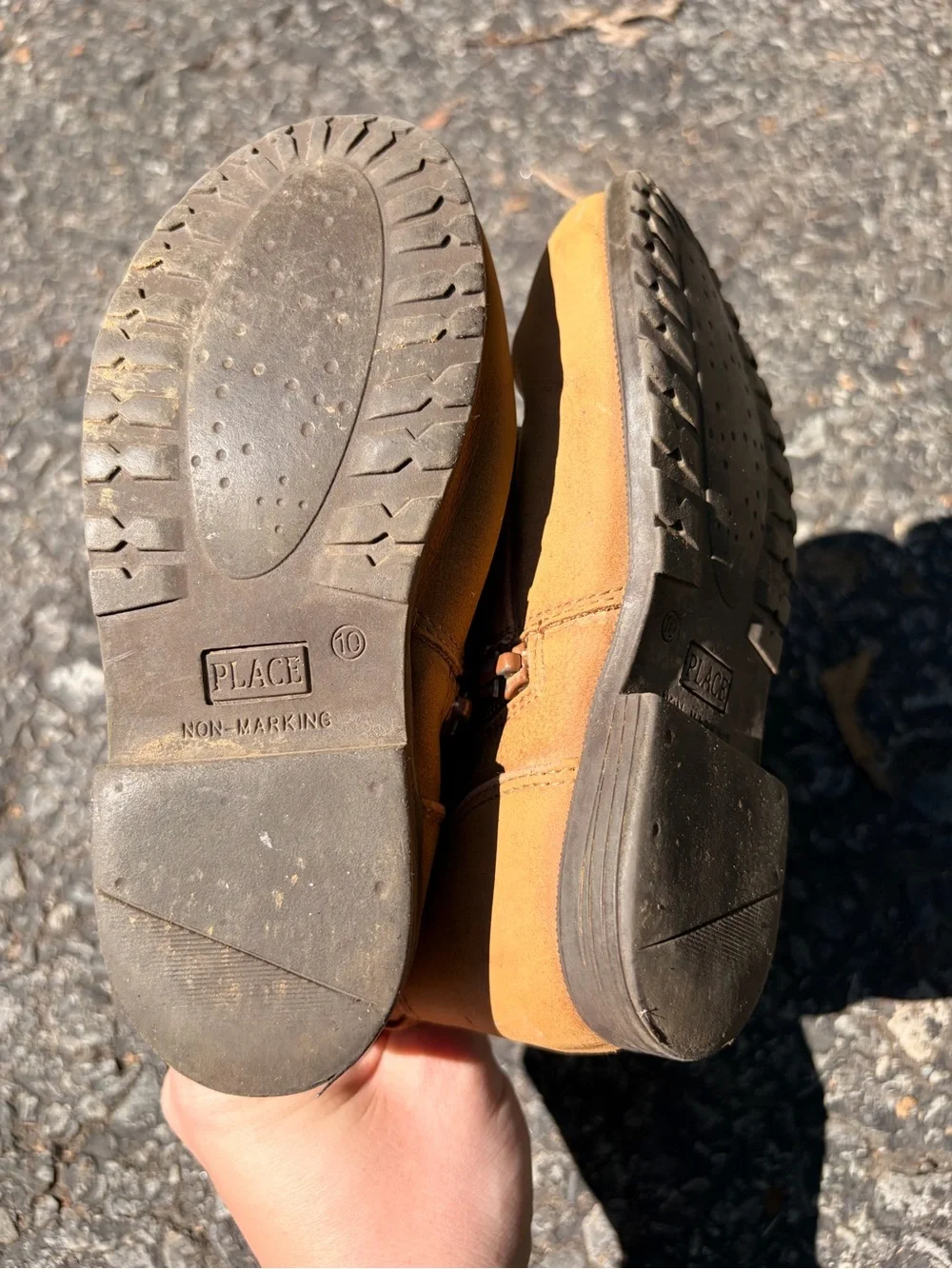Toddlers’ Brown Lace-Up Ankle Boots